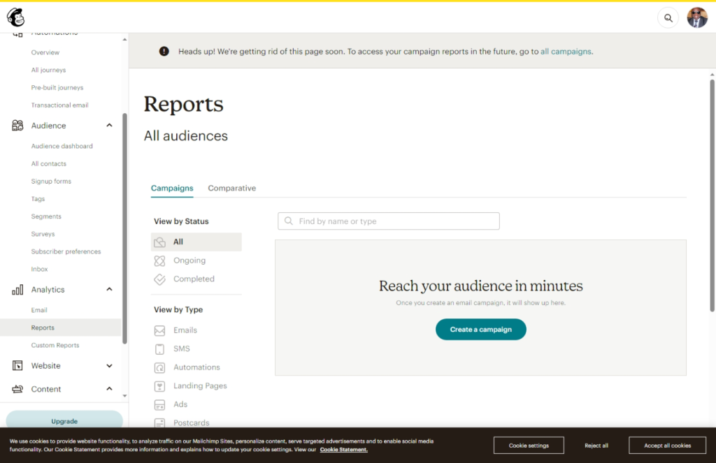 Aweber Vs. mailchimp: Mailchimp's Reporting and Analytics