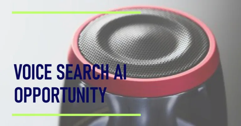 Voice Search Optimisation: The AI Opportunity: Voice Search Optimisation: The AI Opportunity