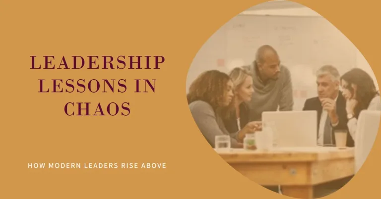 Leadership Lessons:Leadership Lessons